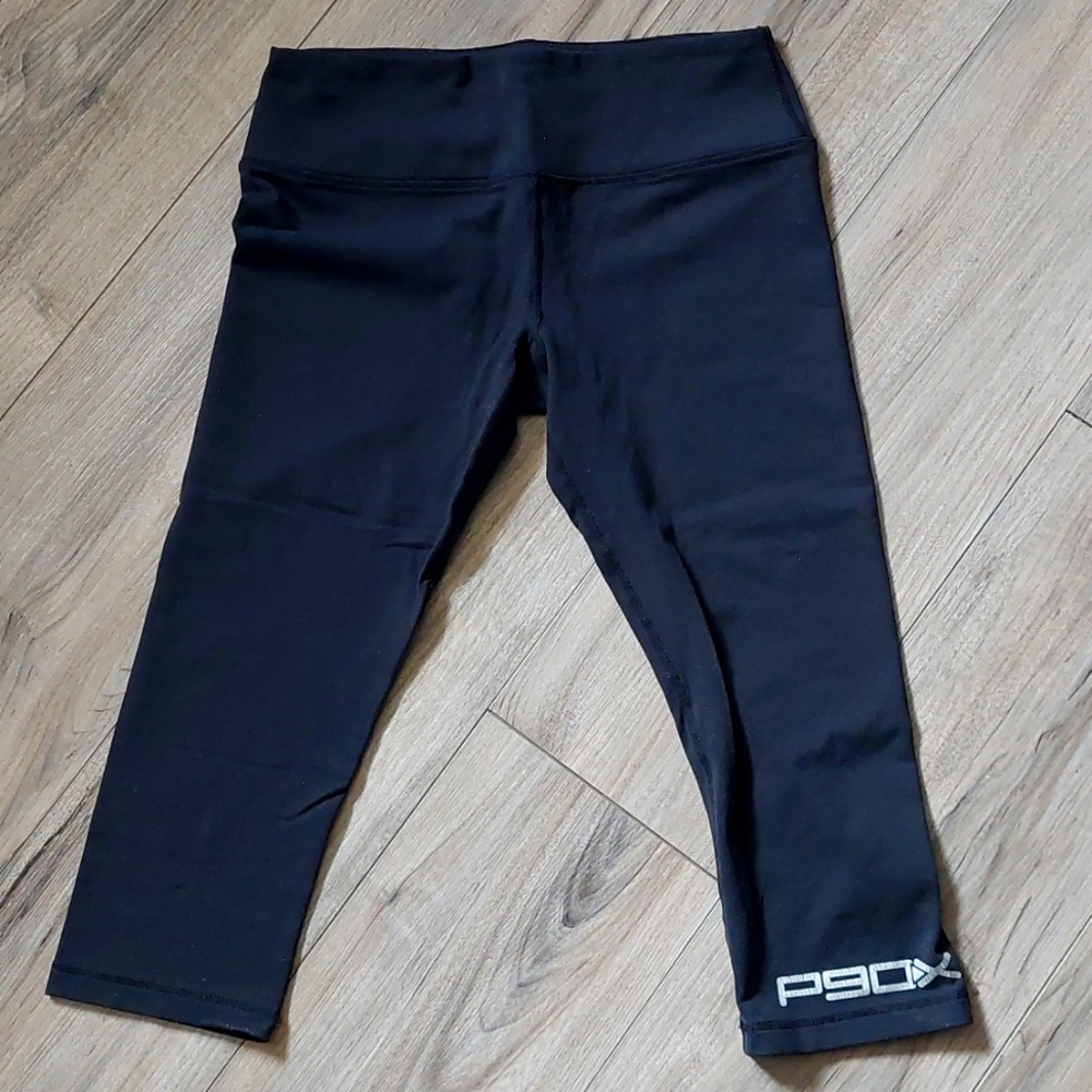 Team Beachbody P90X Small Black Leggings